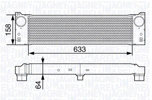 MAGNETI MARELLI Välijäähdytin 351319202420